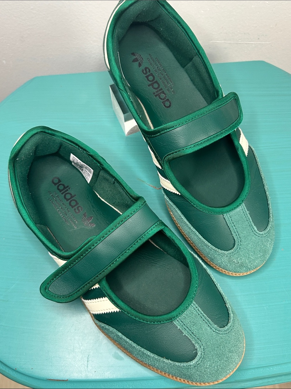adidas New Women’s Samba Jane Leather Suede Every Day Maryjane Sneaker - Picture 5 of 11
